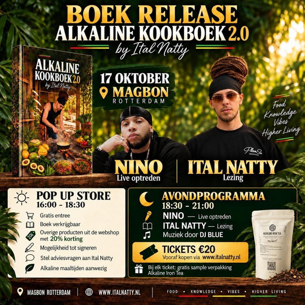 Ticket Boek Release Alkaline Kookboek 2.0 – 17 oktober